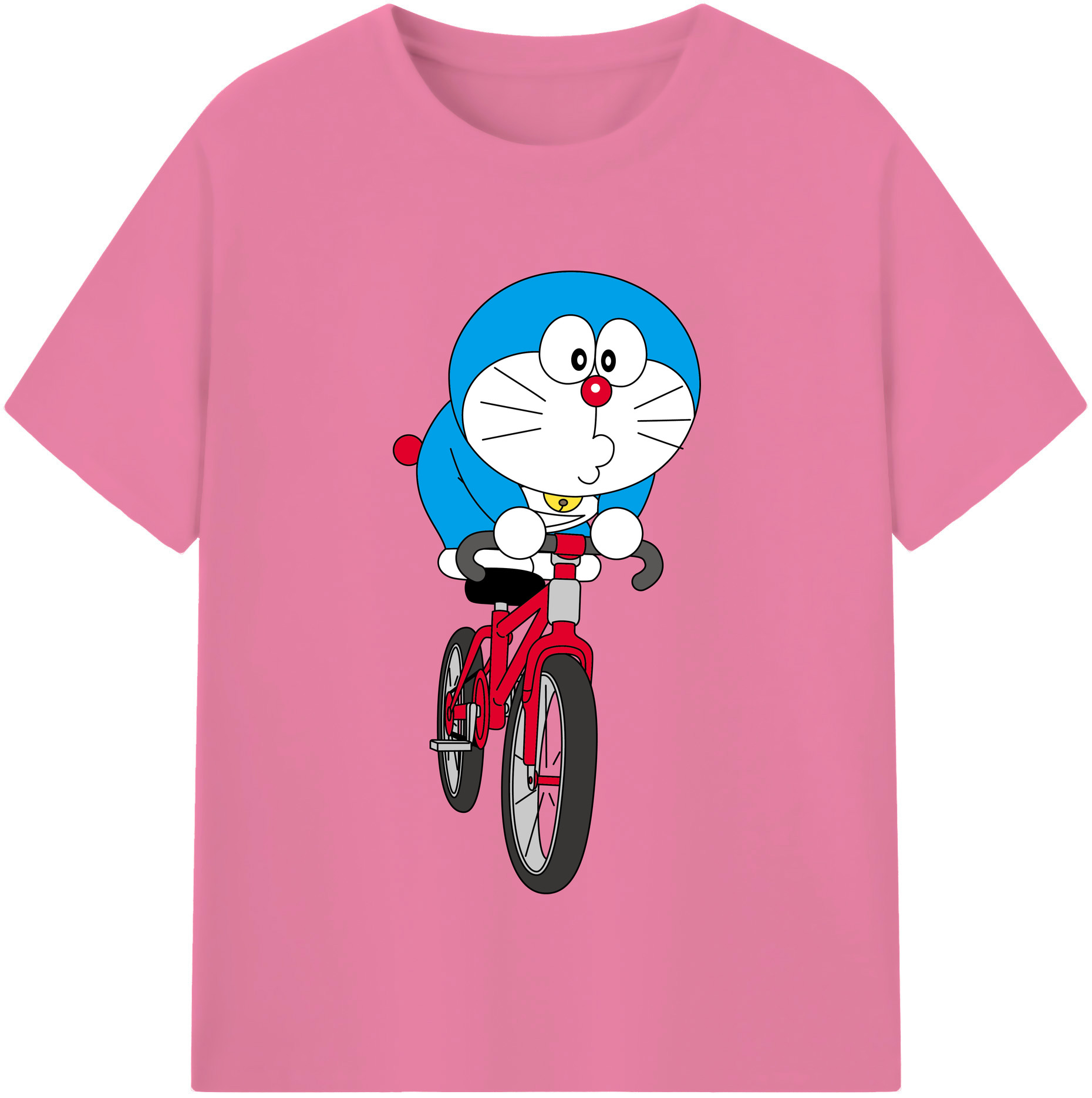 （画像用） ドラえもん Doraemon 綿100％半袖Tシャツ（フロントプリント）